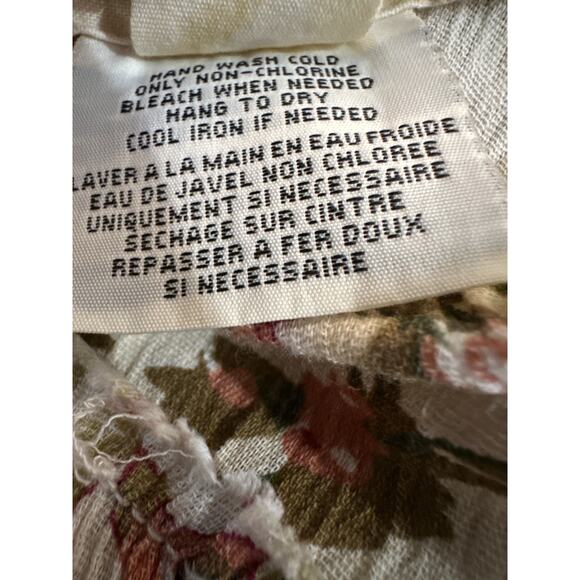 Ralph Lauren Denim & Supply Floral Tiered Maxi Skirt Medium Boho Cottagecore - Picture 11 of 16